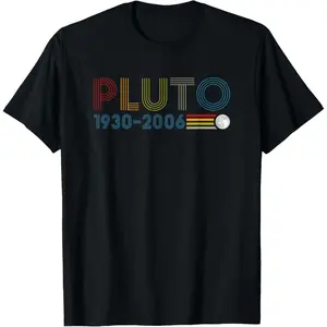 Never Forget Pluto 1930 2006 Nerdy Astronomy Space Science T-Shirt  Graphic tees