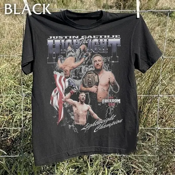 Justin Gaethje Tshirt Gift For Women And Men