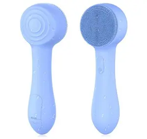 Facial Exfoliator & Massager - Waterproof Rechargeable Silicone Brush for Men & Women