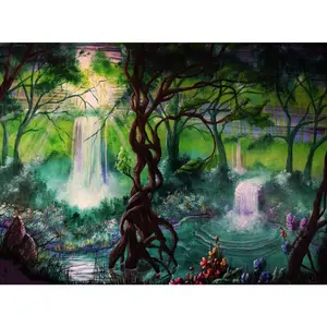 Waterfalls - Painting