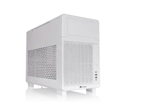 Thermaltake TR200; Micro Chassis; 1x120mm PWM Fan Included; mATX/mITX Support; 360mm Radiator Support; 365mm GPU Clearance; 258mm PSU Clearance; 175mm Air Cooler Clearance; 5.25" Bay Support; Snow; CA-11L-00S6NN-00