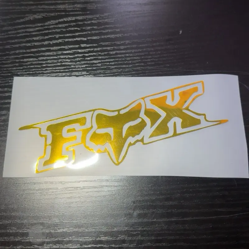 Fox vinyl decal car window choose color