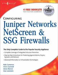 USED-Configuring Juniper Networks Netscreen and Ssg Firewalls by Cameron, Rob (Paperback)
