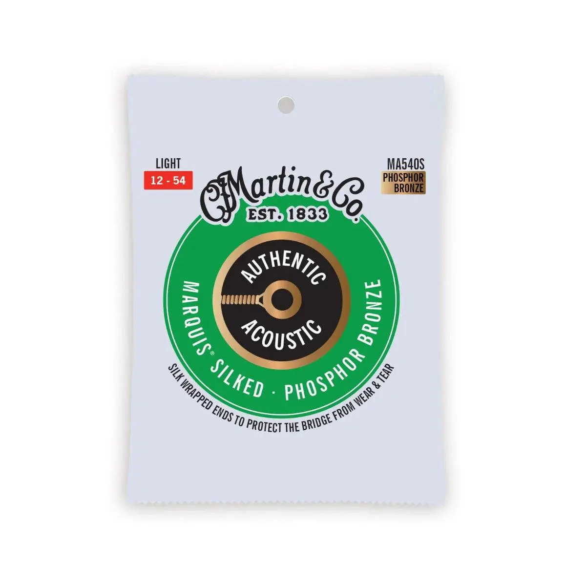 Martin Authentic Acoustic Marquis® Silked Guitar Strings - Phosphor Bronze - Light