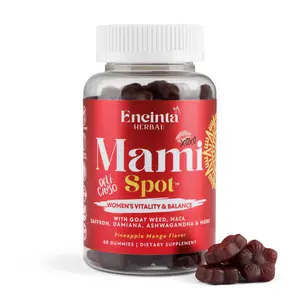 Encinta Herbal- Mami Spot  | Women’s Wellness & Vitality Gummies | Maca + Damiana (Pineapple Mango)