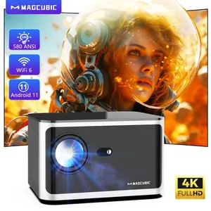 Magcubic 580ANSI HY350 Projector Native 1080P Android 11 Wifi6 Voice Control 4K Videosource Supported Allwinner H713 Electronic Focus BT5.0 Home Cinema Entertainment #SummerWins #DealsForYouDays