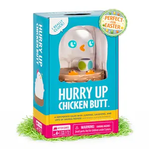 Hurry Up Chicken Butt Game - Screen-Free Easter Basket Gift for Toddlers & Kids - Active Family Game Night Fun Hurry Up Chicken Butt Game - Screen-Free Easter Basket Gift for Toddlers & Kids - Active Family Game Night Fun