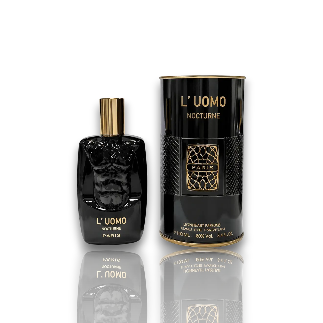 Fariis | L'uomo | Nocturne | Men's Fragrance | 100 ML 3.4 | Extrait De Parfum | Cardamom - Lavender & Iris