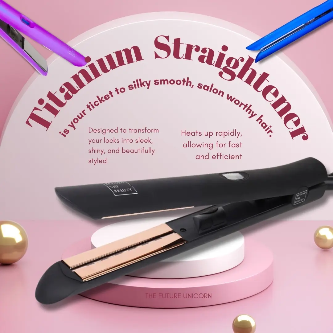 The SHE Infrared Titanium Straightener Three Colors