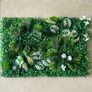 Artificial Plant Wall, 3D Plant Wall Decor, Fake Plant Wall Decor, Realistic Artificial Greenery, Decorative Plants for Home, Garden, Parties, Outdoor Weddings and Window Decor