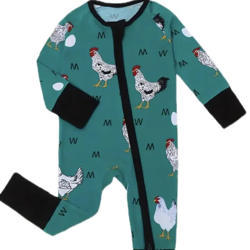 Chicken unisex baby sleeper/onesie