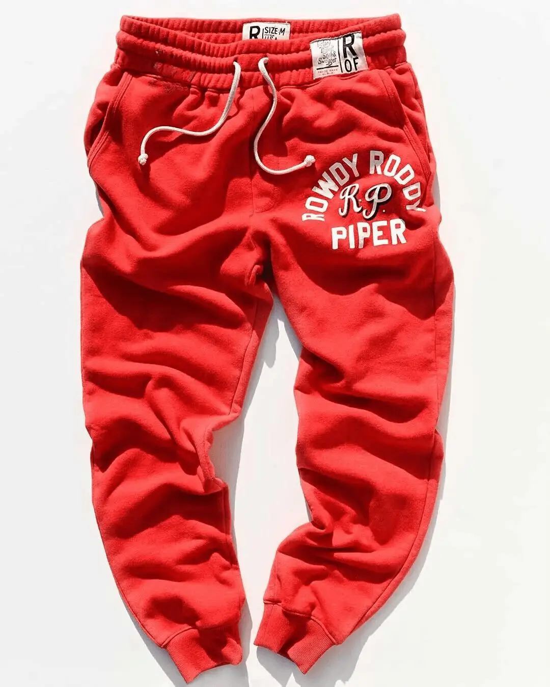 Rowdy Roddy Piper Red Sweatpants