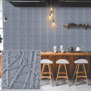 Aadesh 3D Wall Panel (Includes Roll of Mounting Tape), Interior Wall Decor, Geometric Texture Pattern for Living Room, Lobby, Bedroom, Hotel, Office, Game Room, TV Backdrop, 11.8 x 11.8 inches (Approx. 30 x 30 cm), White/Black/Pink/Gray