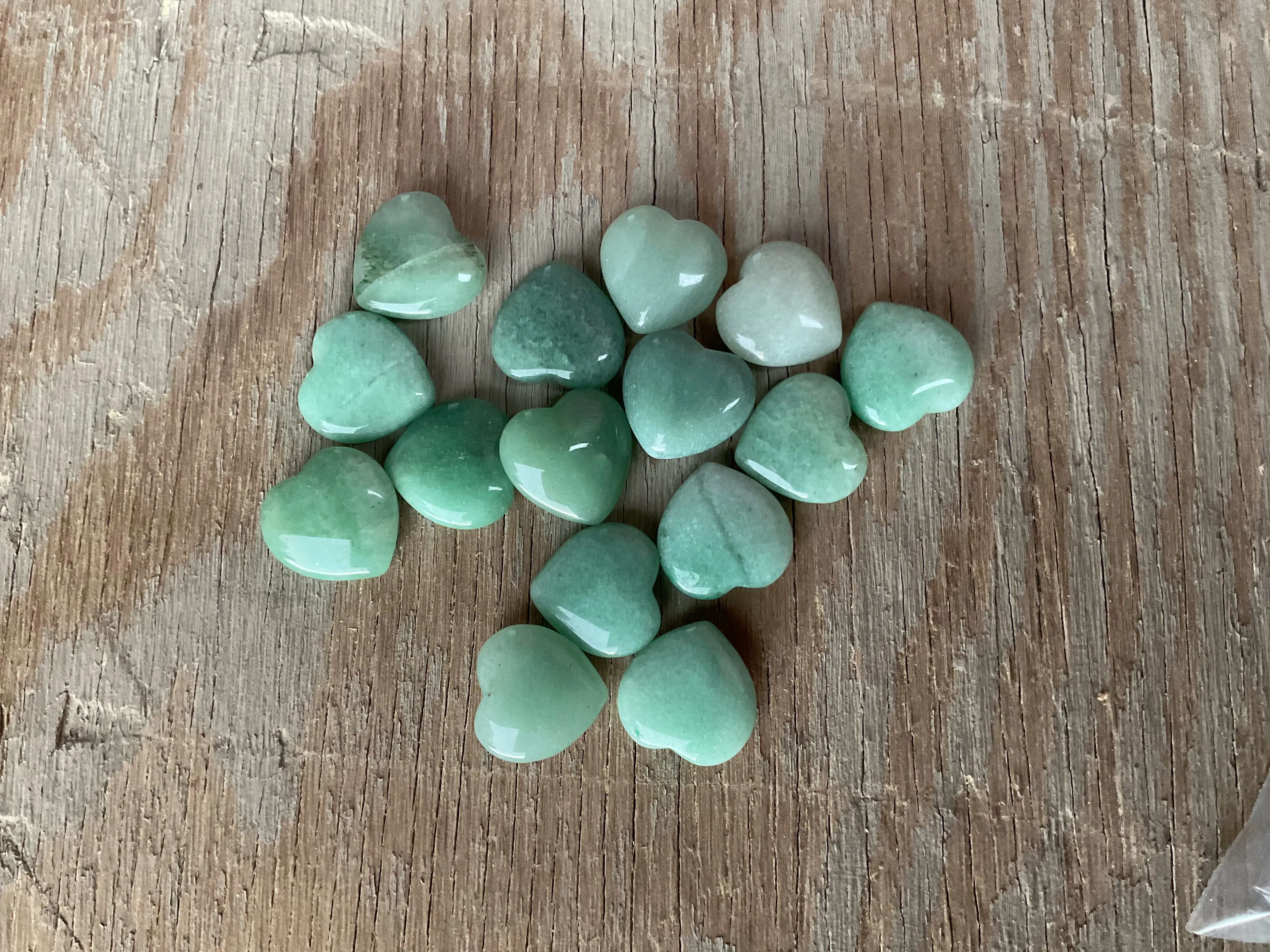 Natural Green Aventurine heart