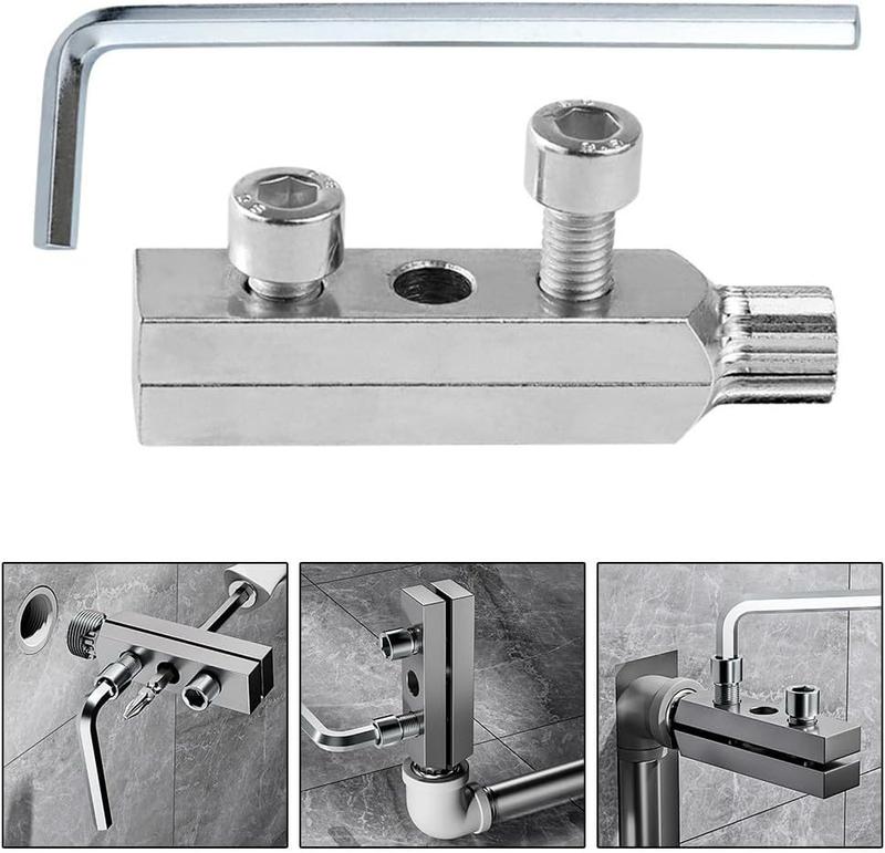 Screw Removal Tool,Broken Head Screw Extractor Faucet Angle Valve Wire Extractor for Sink Valve,Pipe Extractor Set,Easy Out Allen Screw.