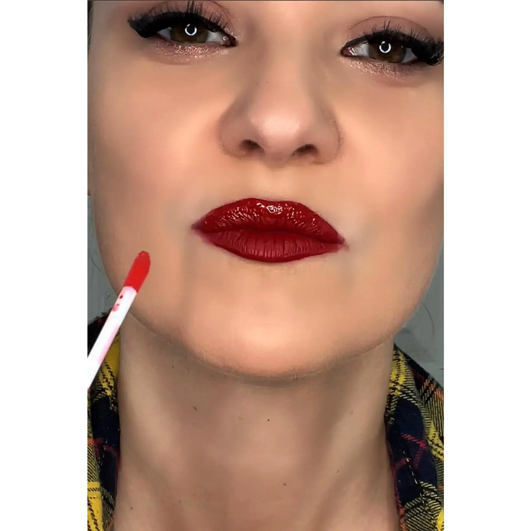 LUXURY GODDESS Liquid Velvet Lipstick Caliente Warm Red Matte Finish Highly Pigmented Longwear Lipgloss Makeup Cosmetic