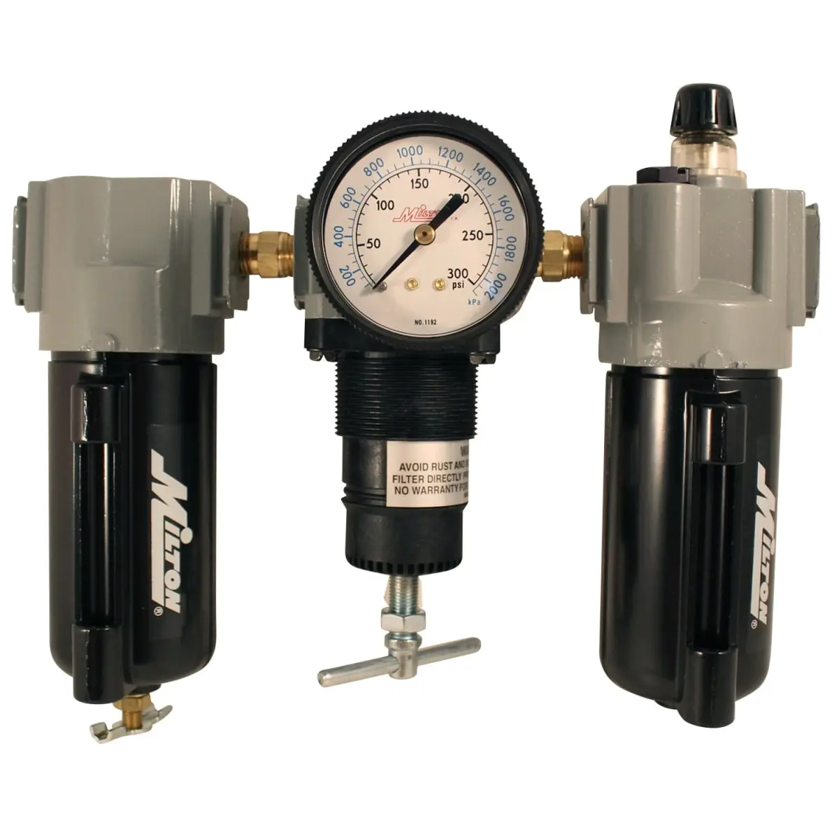 0.25 in. NPT Deluxe Metal FRL Trio