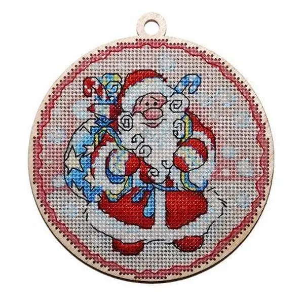 Santa Claus Art-5531 Counted Cross Stitch Kit by Alisena 5531A