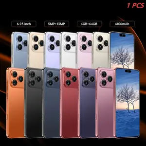 4100mah Long Battery Life Mobile Smartphone, 6.93 Inch Large Screen, 4GB+64GB Memory, 13mp Ai Dual Rear Camera, Android 10, 4g Dual Sim, Mt6750 Chip, Student Phone