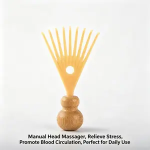 Stress Relief Hand Scratcher, Five Fingers Handheld Itch Reliever, Palm Grip Head Scratch Tool, Wrist Itching Solution