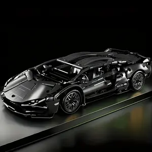 [1314pcs Super Sports Car Model] 1314pcs Super Sports Car Building Blocks Set - 1:14 Scale Large Model Toy, Perfect for Living Room, Bedroom, Office Decor - Ideal Gift for Halloween, Christmas, Birthdays, Customer Favorite