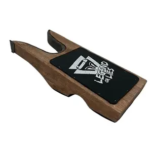 Wooden Boot Jack (LL04953) - Durable Heavy Duty Leather-Compatible Shoe Accessory for Daily Use, Effortless Boot Removal