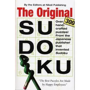 USED-The Original Sudoku by Editors of Nikoli Publishing (Paperback)