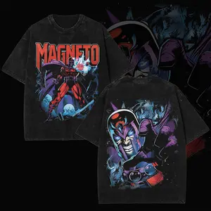Retro Boss Magneto Inspired T-Shirt – Brotherhood Villain Graphic Tee, 90s Comic Mutant Leader Streetwear Cotton Shirt, Unisex Oversized Casual Top, Gift for Fan, Gift for Him