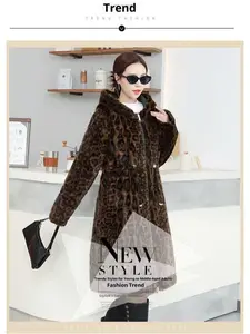 2026 Autumn & Winter New Hit Style: Women's Thickened Solid Color Faux Fur Coat, Hooded Waterproof Reversible Fashion Overcoat