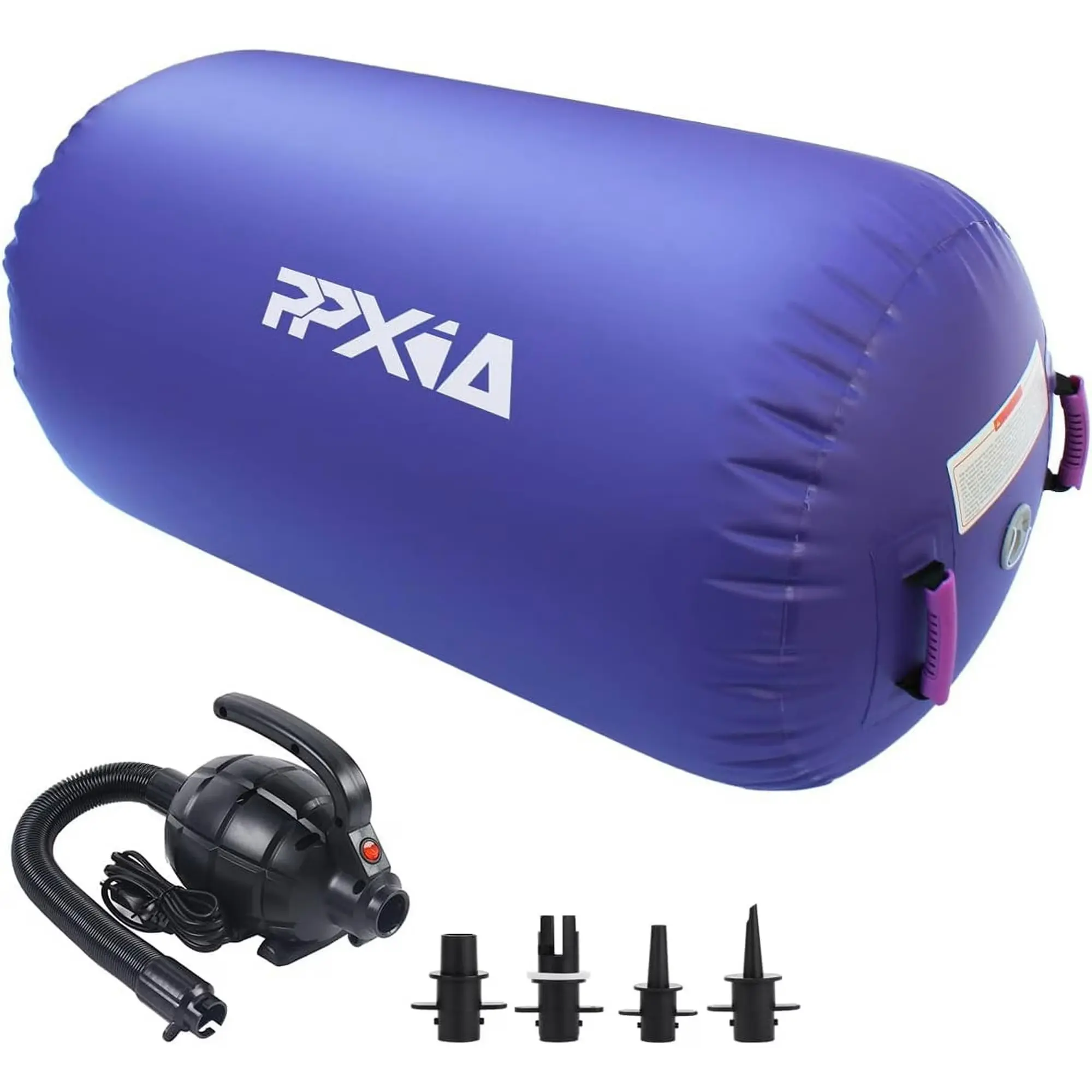 Air Roller Gymnastics Barrel For Tumbling, Inflatable Air Barrel For Back Handspring Training, Gymnastic Equipment With Pump For Yoga Training Cheerleading Home Use Fitness Mat Exercise Mat