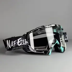 Motorcycle Goggles with Adjustable Elastic Strap and Replaceable Lenses Protective Riding Gear for Motorcycle Cycling Skiing Climbing Outdoor Motorcycle Accessories
