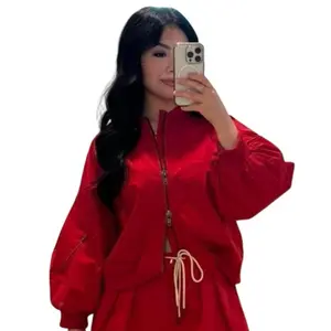 Lovely Red Puffy Jacket