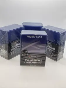 BCW 3X4 WHITE ROOKIE Standard Toploaders 35pt 4 Packs of 25, 100 total Card Sleeves Card Hobby Box