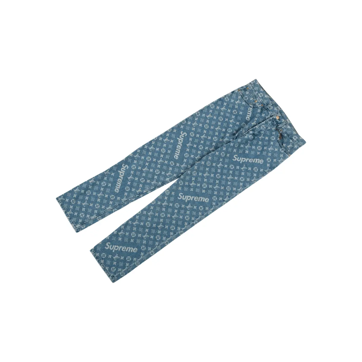 Monogram Regular Jeans "Louis Vuitton X Supreme" 1A3FA0