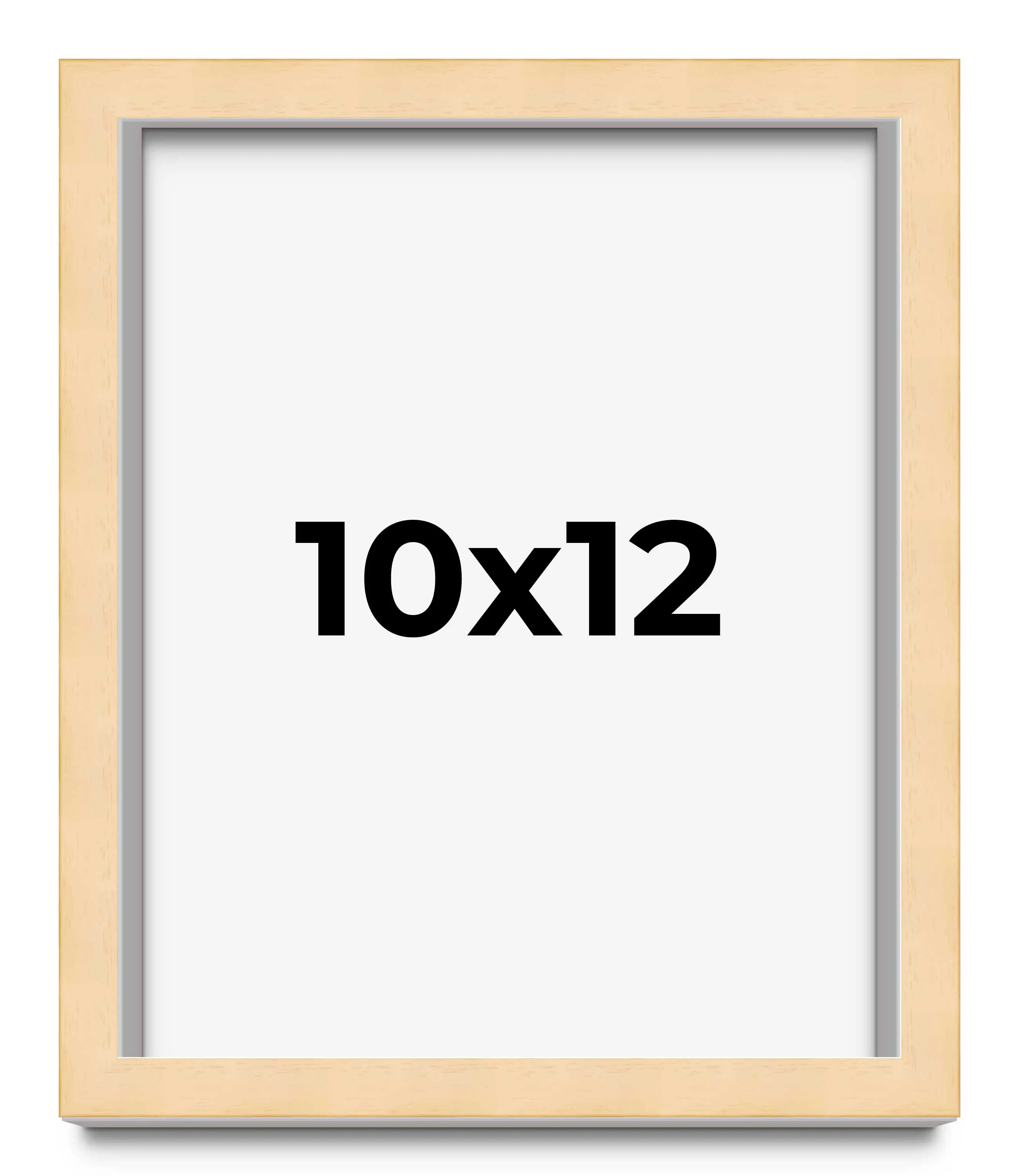 10x12 Solid Wood Picture Frame with UV-Resistant Acrylic & Acid-Free Backing, Available in 6 Finishes: Matte Black, Matte White, Metallic Bronze, Silver, Natural Wood Grain & Mahogany