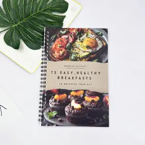 A5 Size Healthy Breakfast Recipes Book, 75 Simple Meals with Nutritional Info, Ideal for Weight Loss & Fitness Beginners