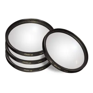 Deco Gear 58mm 4pc HD Macro Close-Up Lens Filter Set +1 +2 +4 +10 with Protective Wallet