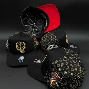 Gorra del trébol Chava Hats High-Quality Clover Diamond Embroidered Snapback Cap for Stylish Outfits