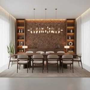 RED  12"x12" Interlocking Natural River Rock