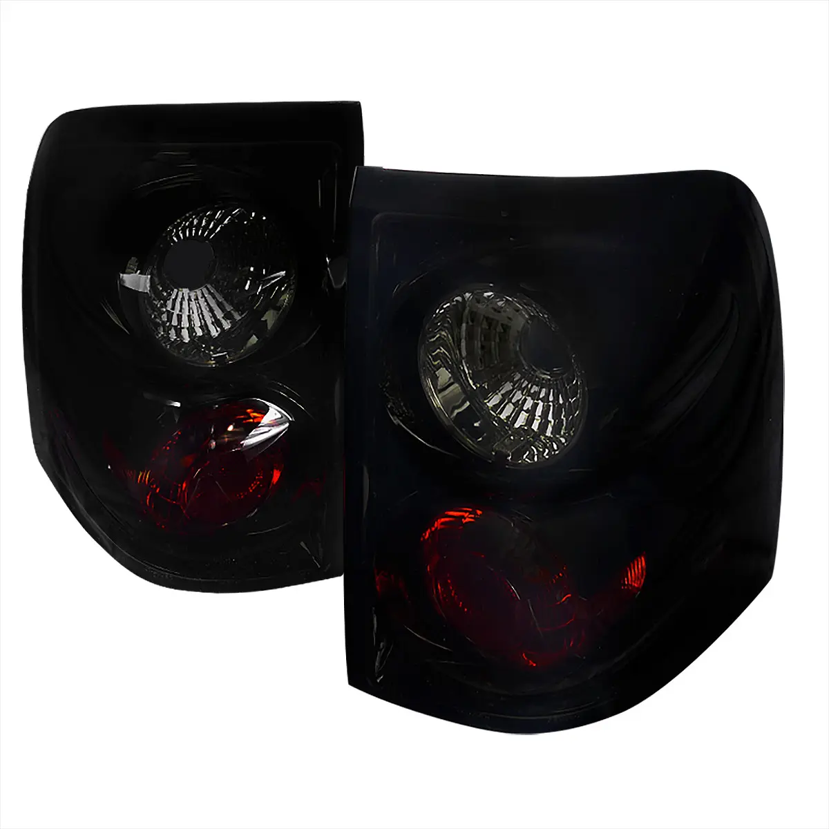 2002-2005 Ford Explorer Tail Lights (Glossy Black Housing/Smoked Lens) 2002-2005 Ford Explorer Tail Lights (Glossy Black Housing/Smoked Lens)