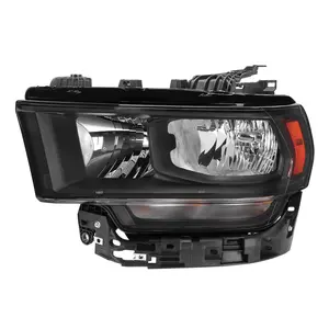 2019-2024 Dodge Ram 2500 3500 Factory Style Crystal Headlight - Driver Side Only (Black Housing / Clear Lens)