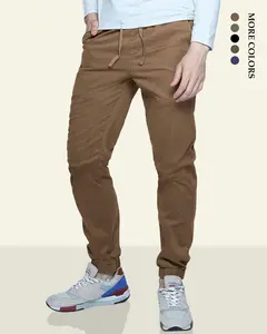 Match Men's Plain Design Drawstring Waist Jogger Pants, Casual Elastic Waist Pocket Trousers for All Seasons,Fashion Men's Bottoms for Daily Wear, Mens Clothing, Menswear