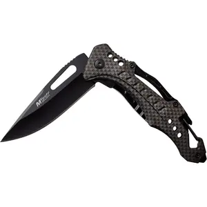 Tactical Spring Assisted Pocket Knife | 3.5 Inch Stainless | EDC Carry Clip | MTech Ballistic