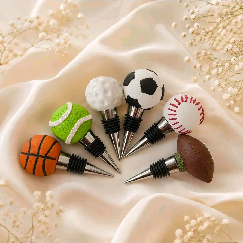 Handmade Sports Themed Bottle or Wine Stopper