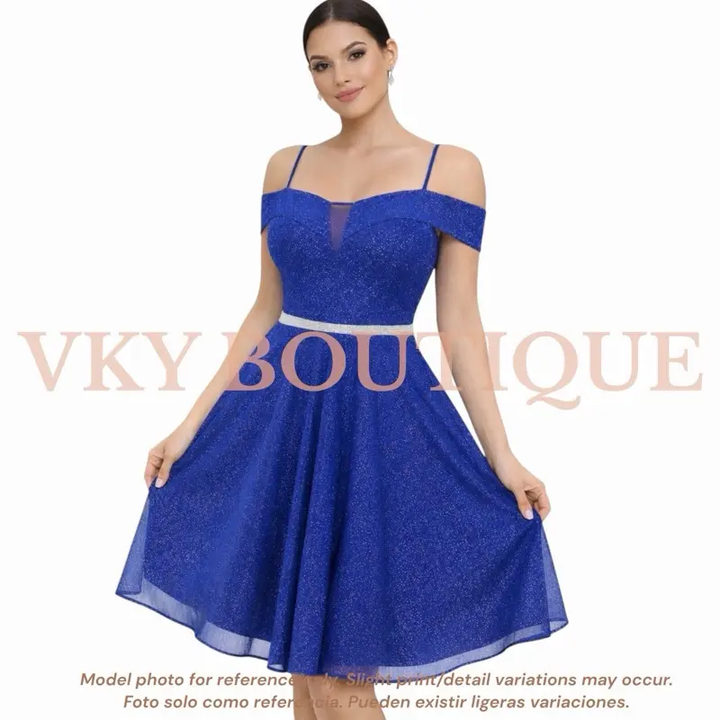 starry night formal dress short LaDivine CD0174 Sequin Fitted Prom Short Homecoming Cocktail Dress main image 1