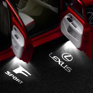 Lexus F Sport Car Door Lights Logo Projector Fade-Resistant & Waterproof Compatible with Lexus IS/ES/RX/GX/UX/NX HD Ghost Shadow - US Stock Fast Shipping projection logo light