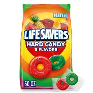 LIFE SAVERS Hard Candy 5 Flavors, 50-Ounce Party Size Bag - Classic LIFE SAVERS Hard Candy for Parties, Offices, Celebrations and More