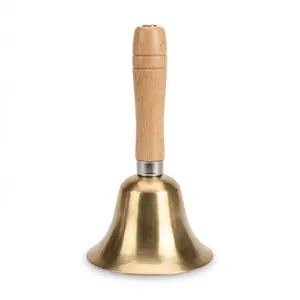 Brass Hand Bell 6" — Ritual Altar Bell for Ceremony