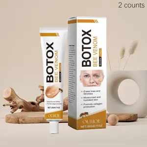 2pcs Bee Venom Facial Care Cream, Moisturizing & Tightening Skin, Firming Face Cream, Deep Moisturizing Repair, Daily Skincare, Hydrating Face Treatment, Essential Beauty Product