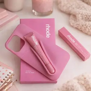IPhone Case with Style Lip Balm Holder Phone Case for iPhone 11–17 Series ; Slim Silicone Protective Cover ; Stylish Gift for Women & Girls